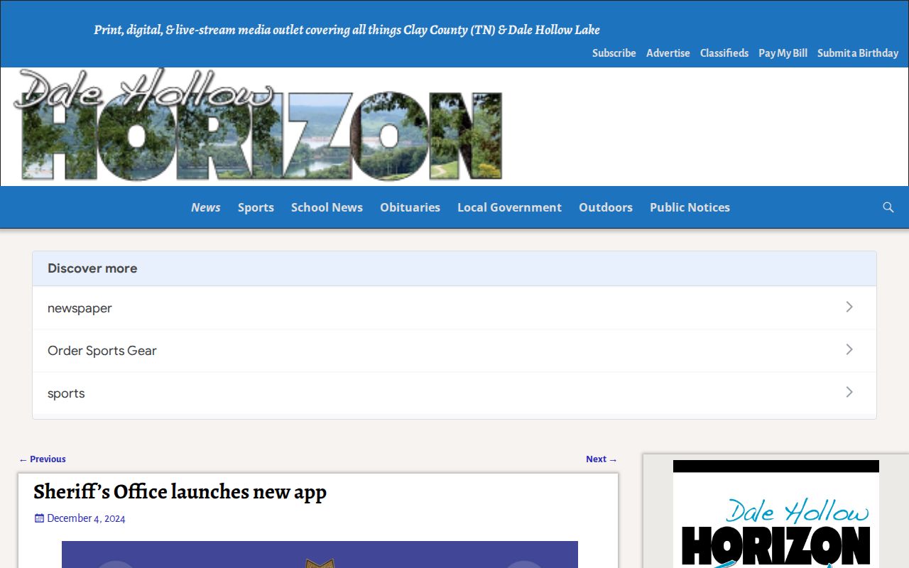 Celina and Clay County sheriff app arrest notice launch
