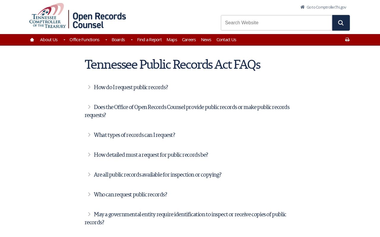 Tennessee custodian guidance for Clay County arrest records